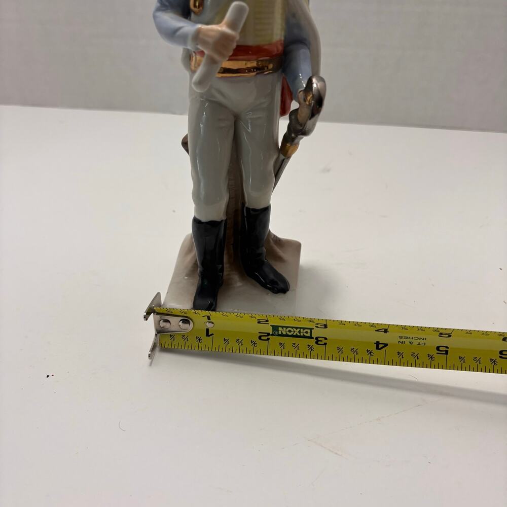 Napoleonic Military Figurine - Officier des Chasseurs Made in Italy 9 inches - Picture 10 of 11
